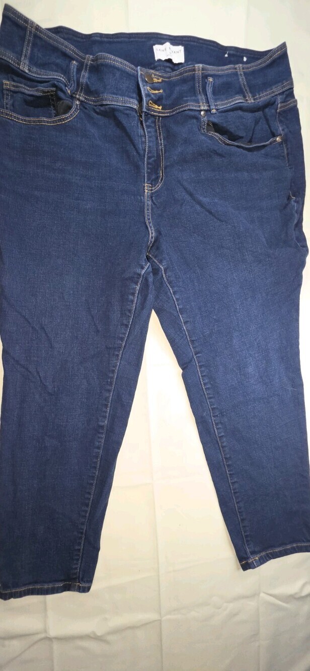 Lane Bryant Women's Blue Jeans Rn 118641 Size 20P Sku 225